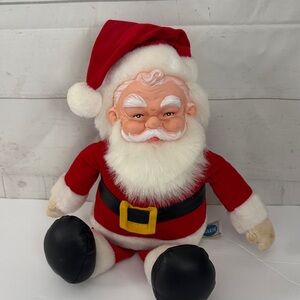 Dakin 1984 Fun Farm 12” Santa Plus Stuffed Holiday Decor